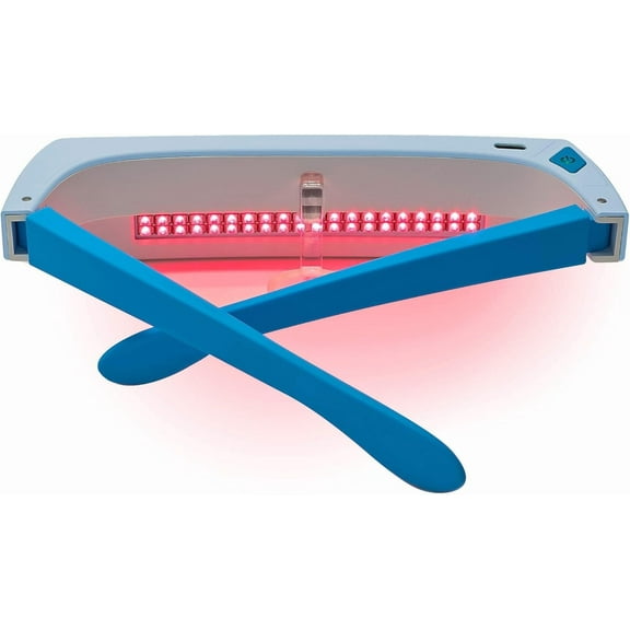 Red Light Therapy Glasses for Vision Improvement & Eye Health, 670nm Wearable Light Therapy Glasses - Helps Improve Eyesight, Reduce Eye Strain, Enhance Sleep