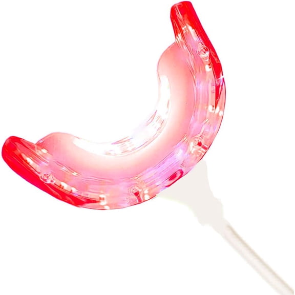 Red Light Therapy for Gums, Toothache Relief, 32 LED Periodontal Light, Bleeding Gums, Gum Health Red Light, with adapters for USB/C, iPhone, and Android