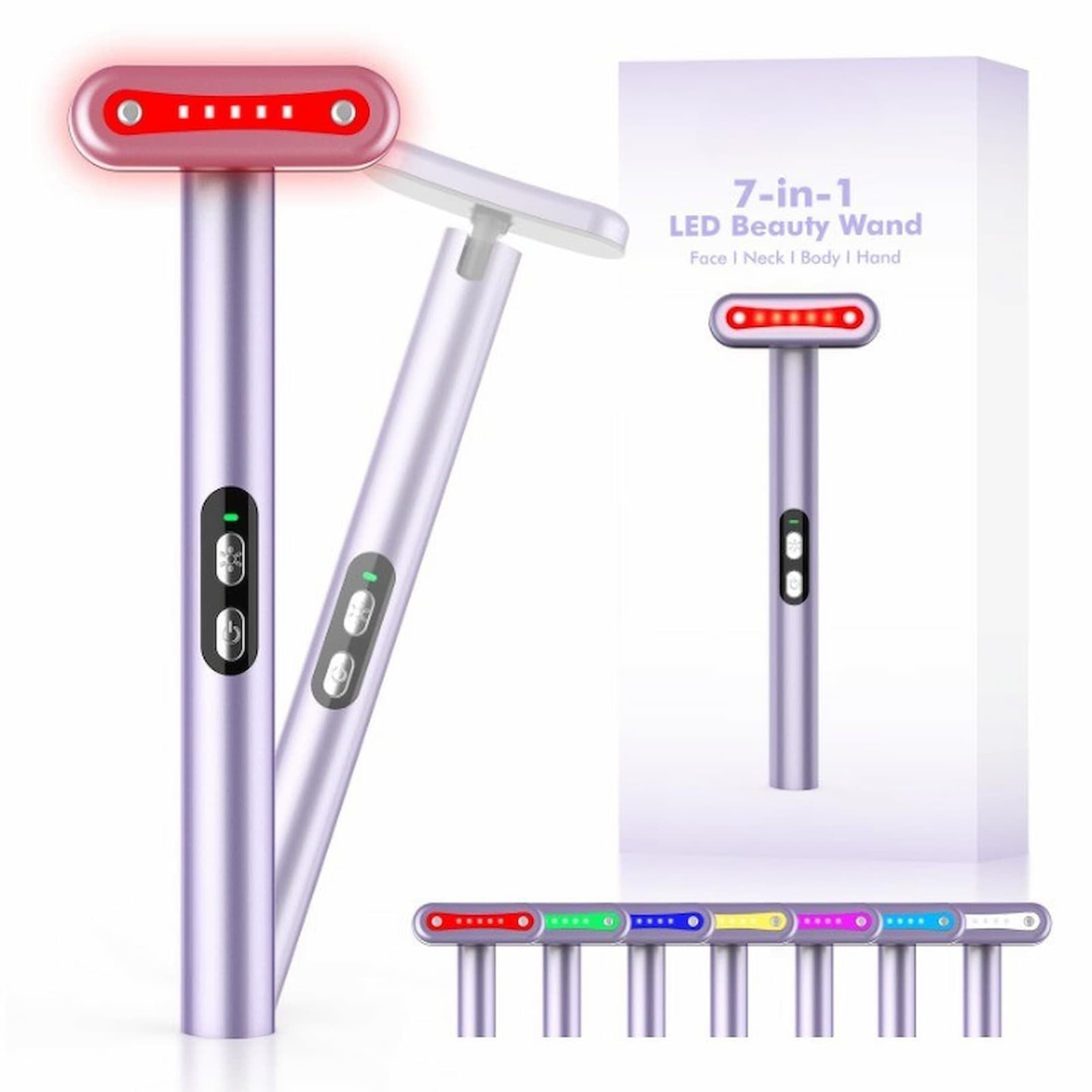 BeautifyEase 1-Piece Skin Toning Facial Light Therapy with USB Charging Cable
