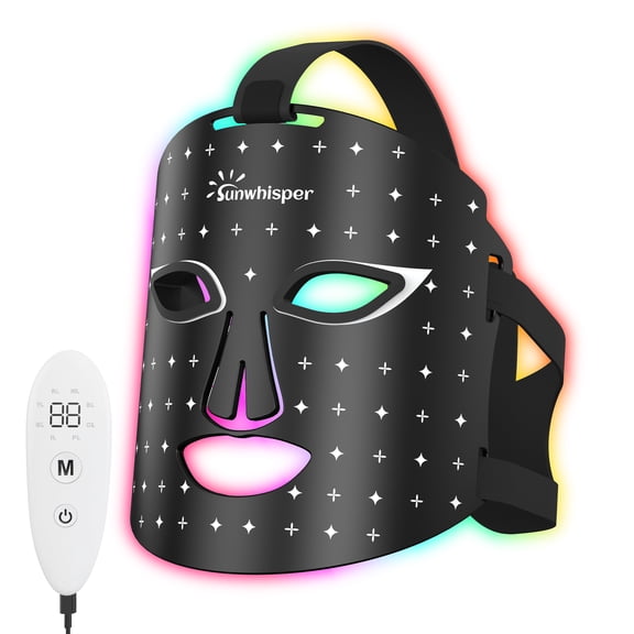 Red Light Therapy Mask, LED Face Mask, Light Therapy for Face, Near-Infrared Light, Skin Rejuvenation, Acne Treatment, Wrinkle Reduction, 280 LED Beams, Silicone LED Mask, Portable Beauty Device
