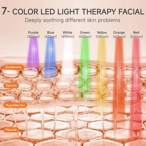 Red Light Therapy Mask for Face,LED Light Therapy mask FM-01, Portable Red Light Therapy Mask, (Black)