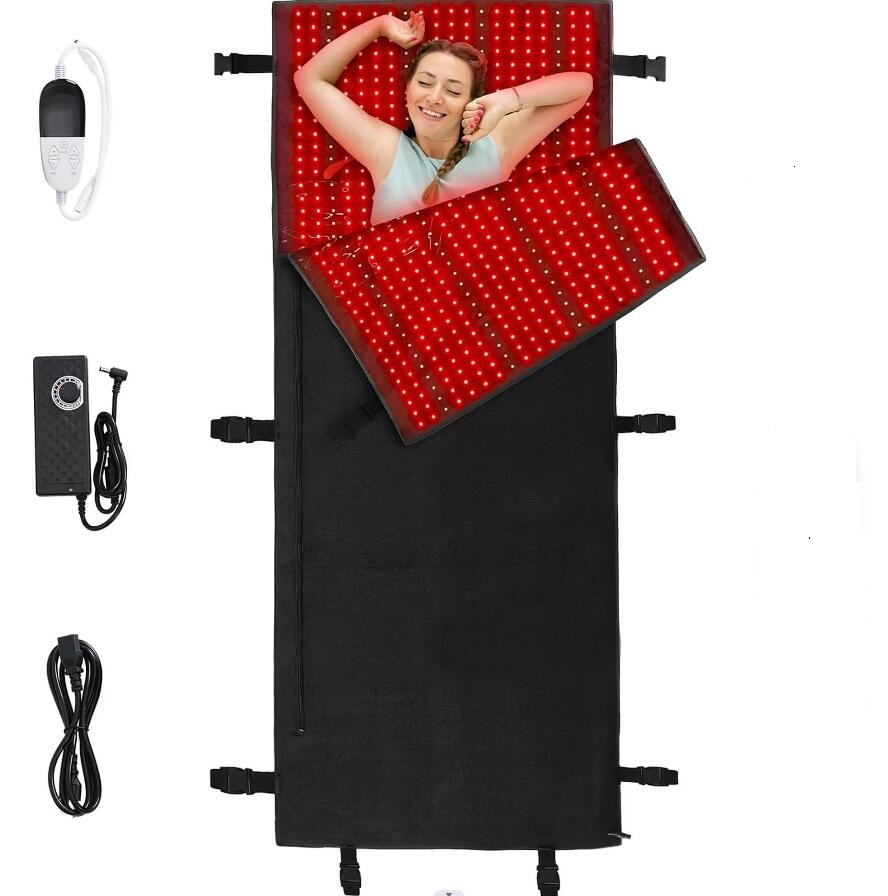 Red Light Therapy Mat Device, Near Infrared Light Therapy Blanket with