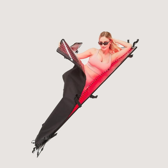 Red Light Therapy Mat Full Body Red Light Therapy Device,84.6'' x 33.5'' 2832pcs LED Beads 660nm&850nm Large Infrared Light Therapy Mat Sleeping Bag, Full Body Coverage, for Pain Relief, Energy