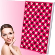 Red Light Therapy Panel for Face and Body, 660nm & 850nm Near Infrared LED Light Box with Stand, Goggles, Hanger and Power Cord, Home Wellness Light Device for Relaxation, Yoga and Reading