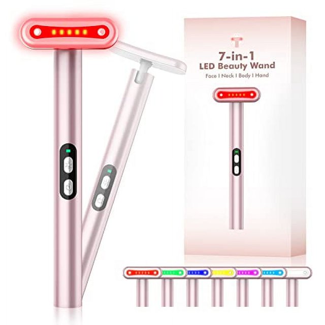 RedLightTherapyforFace, 7 in 1 LED Light Therapy Eye Equipment for