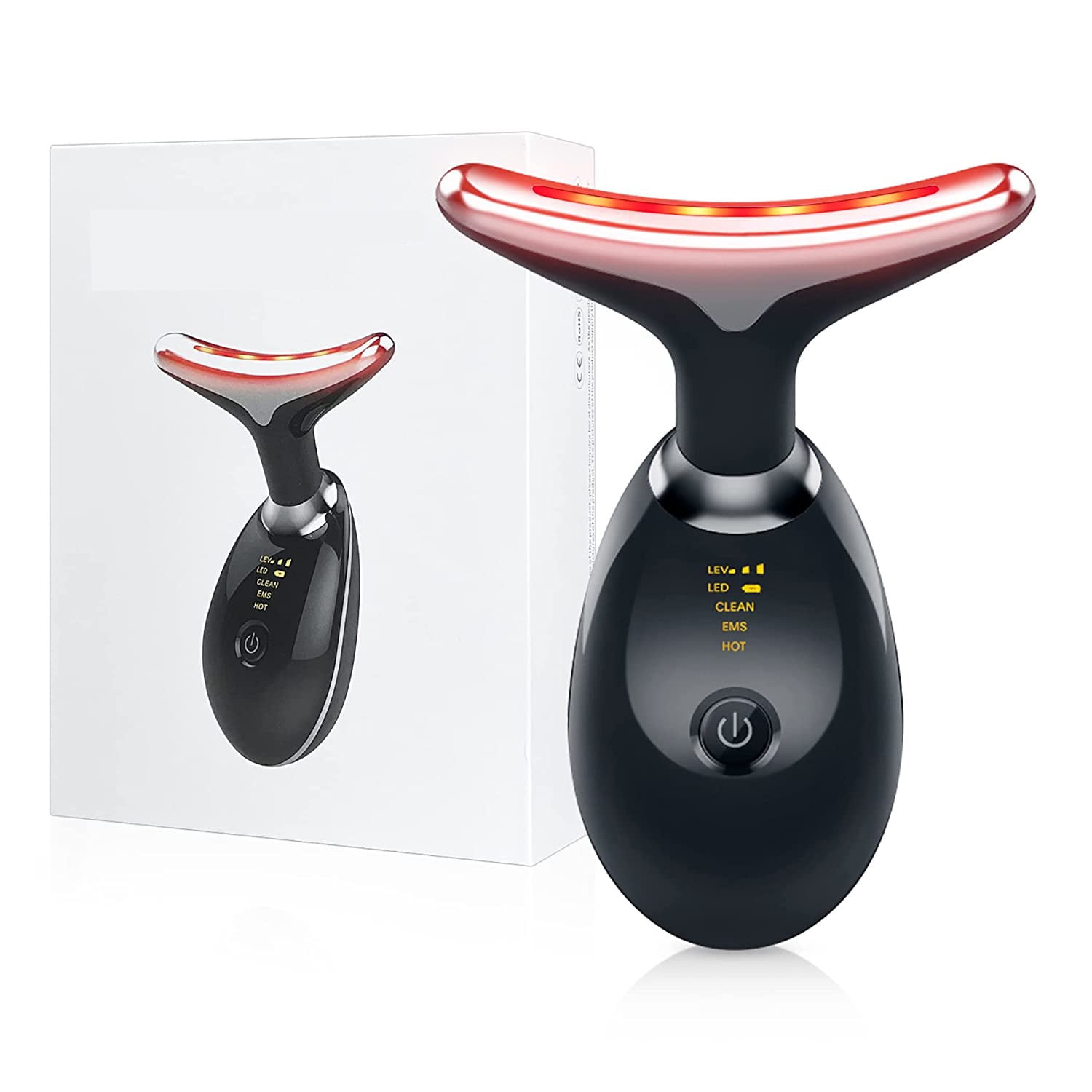 Red Light Therapy for Face -Neck Tightening Device, 7 Color Led