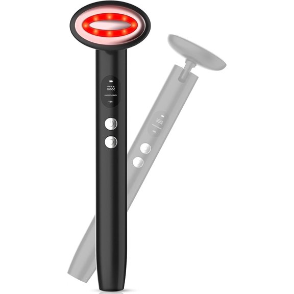 Red Light Therapy for Face and Neck, Red Light Therapy Wand, 9-in-1 Led Facial Sculptor Rejuvenation Eyes & Face Massager Tool