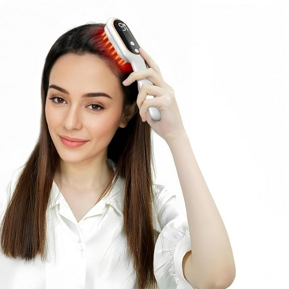 Red Light Therapy for Hair Growth,Laser Hair Growth Comb, Hair Growth Device with Scalp Massager