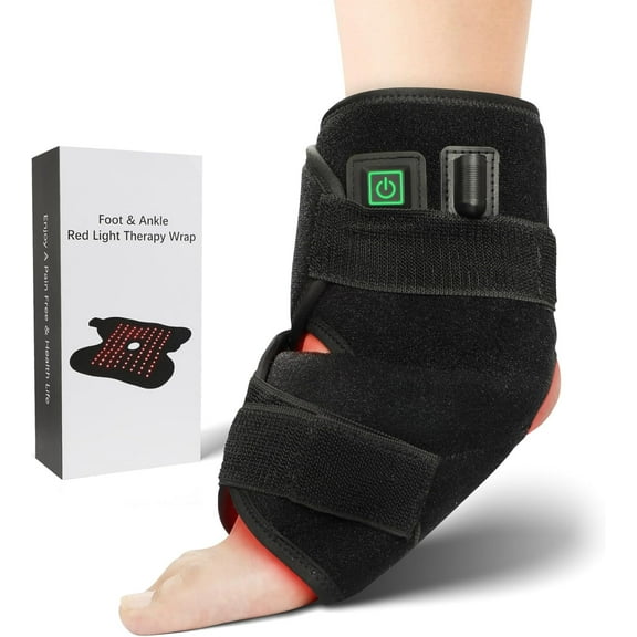 Red Light for Ankle, Infrared Light for Foot Light Exposure, with 660nm & 850nm NIR Light, Red Light Wrap for Feet Muscle Relaxation