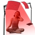 thumbnail image 1 of Red Light Therapy with Remote Control, 660nm Deep Red & 850nm Near Infrared LED Light for Face and Body, Home Use, 1 of 9