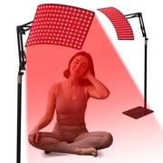 Red Light Therapy with Remote Control, 660nm Deep Red & 850nm Near Infrared LED Light for Face and Body, Home Use