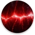 thumbnail image 1 of Red Lightning Coasters Absorbent Moisture Non-Slip Drink Coaster Ceramic Stone with Cork Base Desktop Protection Prevent Furniture Damage 4PCS Home Decor, 1 of 6
