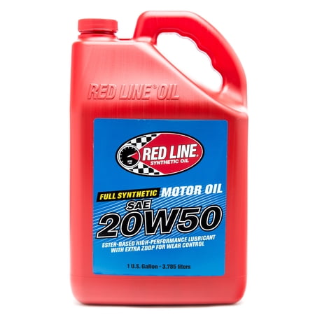 Red Line 12505 SAE 20W50 Fully Synthetic Motor Oil - 1 Gallon
