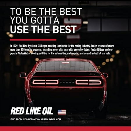 Red Line 30504 D4 Synthetic Automatic Transmission Fluid (ATF) - 1 Quart (4 Pack)