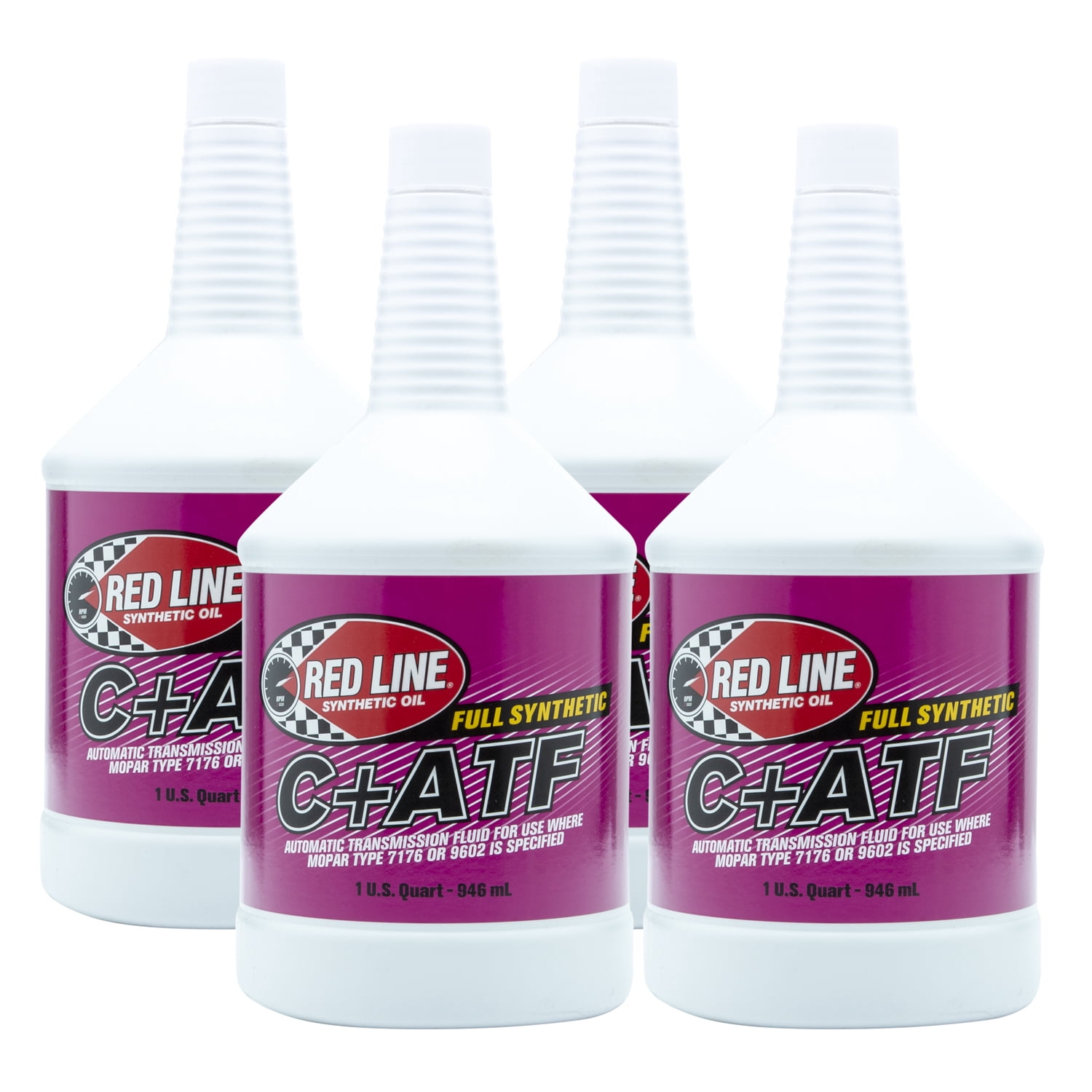 Red Line 30604 Full Synthetic C+ Automatic Transmission Fluid (ATF) - 1 Quart (4 Pack)