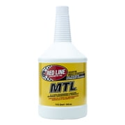 Red Line 50204 SAE 75W80 API GL-4 Manual Transmission and Transaxle Lubricant MTL Car Gear Oil - 1 Quart