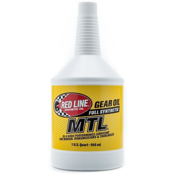 Red Line 50204 SAE 75W80 API GL-4 Manual Transmission and Transaxle Lubricant, 1 Quart, Pack of 2