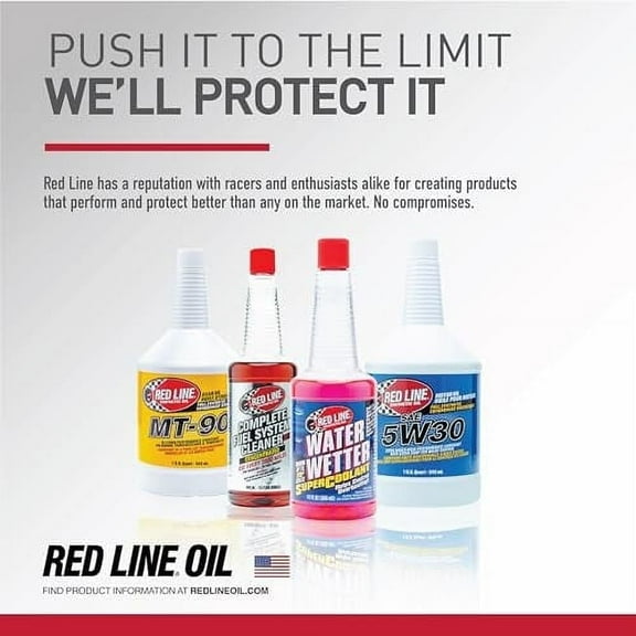 Red Line (50204) SAE 75W80 API GL-4 Manual Transmission and Transaxle Lubricant (MTL) Car Gear Oil - 1 Quart