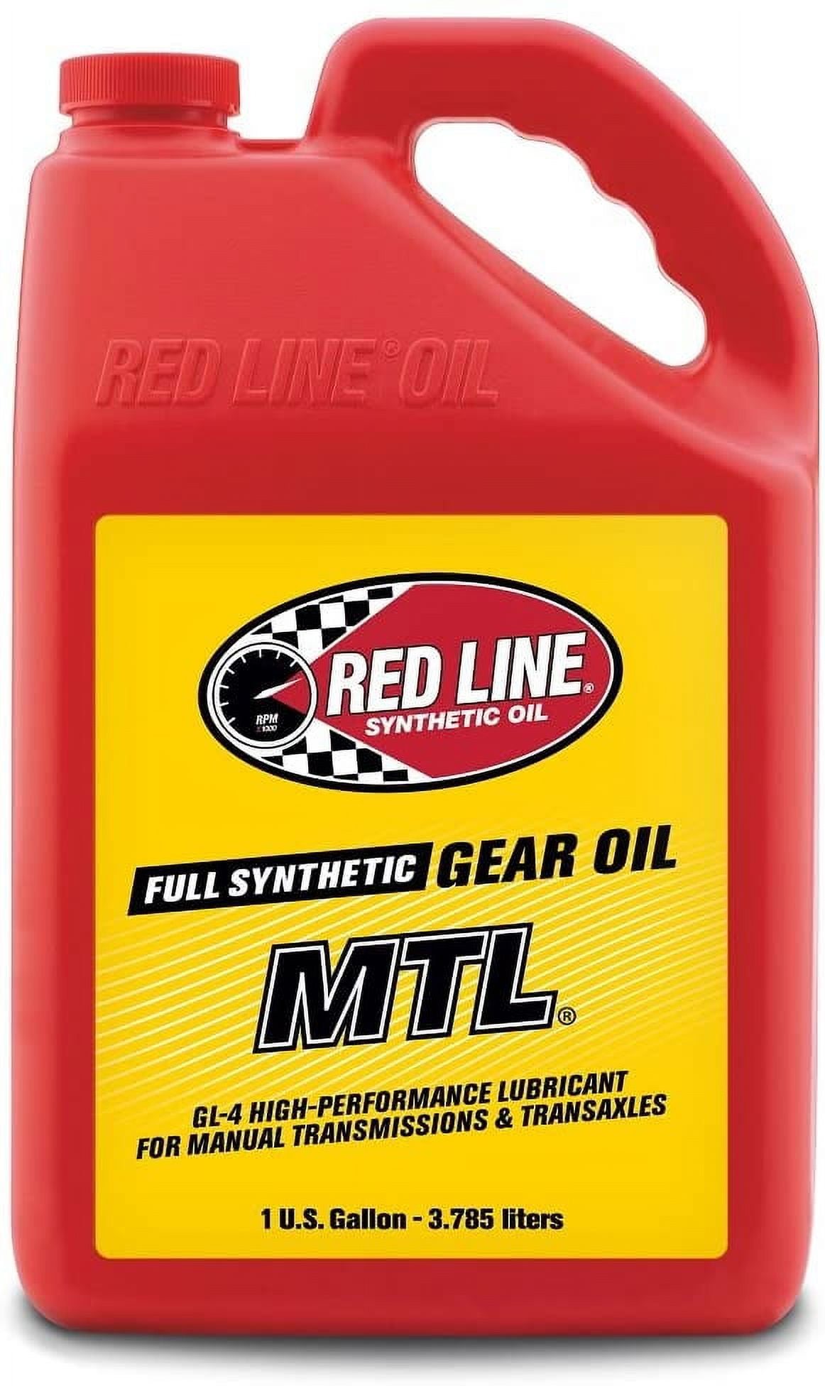  Red Line (50204) SAE 75W80 API GL-4 Manual Transmission and  Transaxle Lubricant - Car Gear Oil - 1 Quart Bottle : Automotive