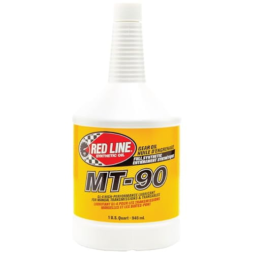 Red Line 50304 MT-90 75W-90 GL-4 Manual Transmission and Transaxle Lubricant (MTL) - 1 Quart (4 Pack)$$Fuels & Lubricants