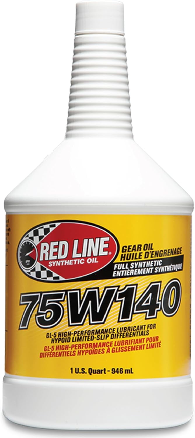 Red Line (57914 75W140 GL5 Synthetic Gear Oil for Hypoid Limited Slip