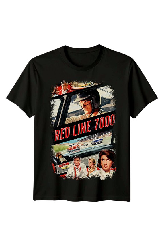 Red Line 7000 (1965) Movie Poster Inspired T-Shirt Retro Tee Unisex