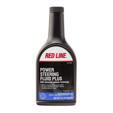 Red Line Service Chemicals 14004 Synthetic Power Steering Fluid Plus, 12 Ounces (1 Pack)
