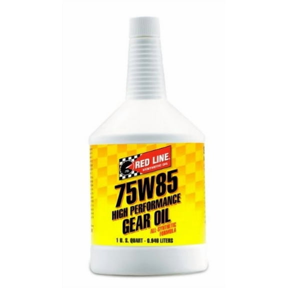 Red Line Synthetic 75W85 Gear Oil Bottle, 12 qt