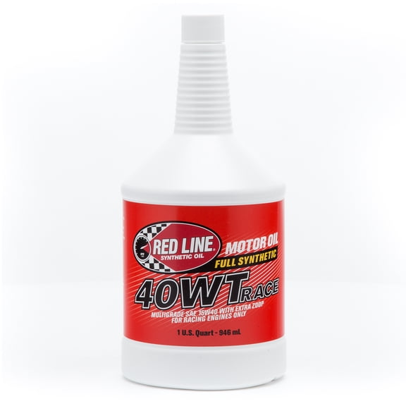 Red Line Synthetic Oil 40WT Racing Motor Oil 15W-40, 1 Quart