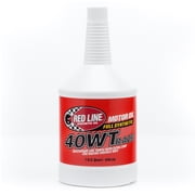 Red Line Synthetic Oil 40WT Racing Motor Oil 15W-40, 1 Quart