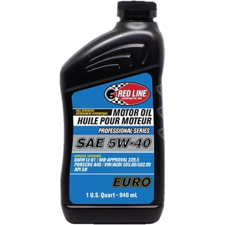 Red Line 12904 Professional Series 5W40 Euro Motor Oil - 1 Quart
