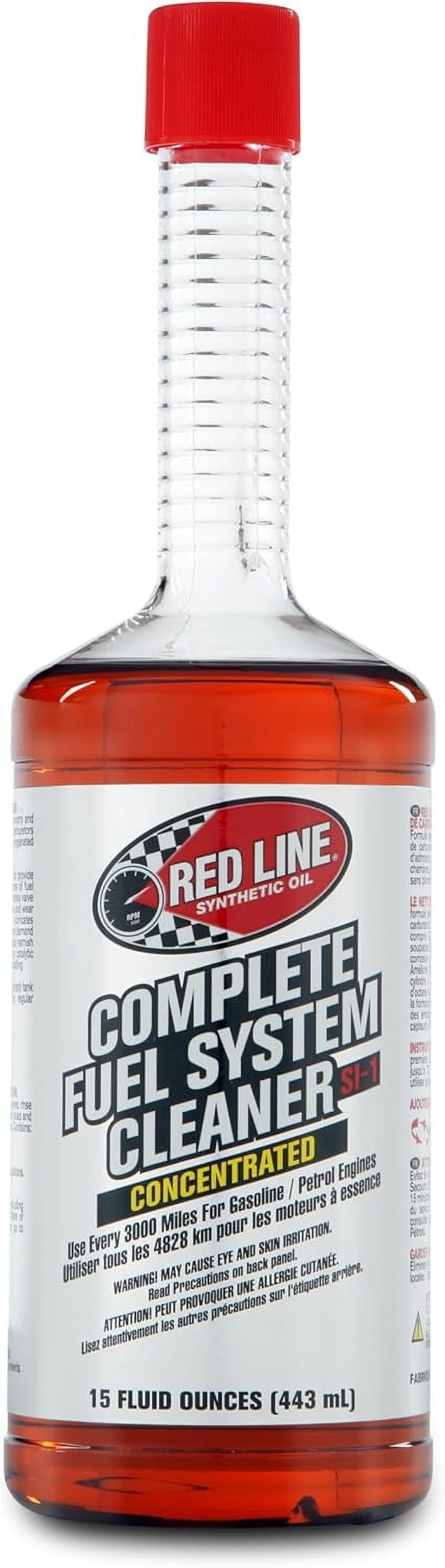 Red Line Synthetic Oil Si-1 ISN25398 Fuel System Cleaner Automotive Additive, 15 Ounce (12 Pack)