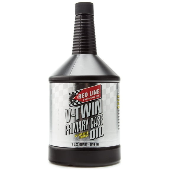 Red Line Synthetic Oil V-Twin Primary Friction-Balanced Motor Oil 10W-40, 1 qt ("pack"12)