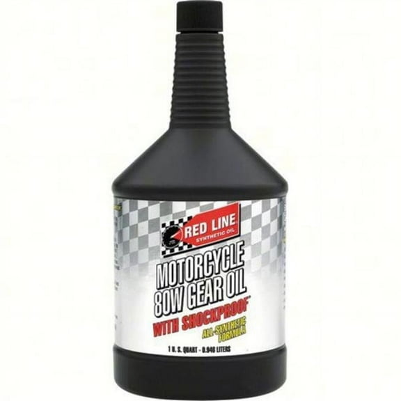 Red Line Synthetic SAE 80W ShockProof Gear Oil, 1 qt