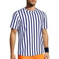 thumbnail image 1 of Red Line T-Shirt Men Christmas Candy Cane Stripes Casual Gym T Shirts Fast Dry Summer Hara, 1 of 5