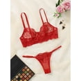 thumbnail image 1 of Red Lingerie Set Sheer, 1 of 5