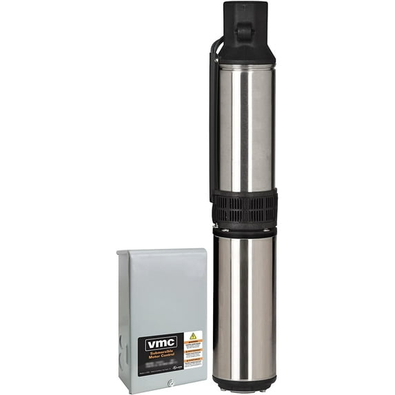 Red Lion 1 HP 22 GPM Submersible Deep Well Pump with Control Box | RL22G10-3W2V