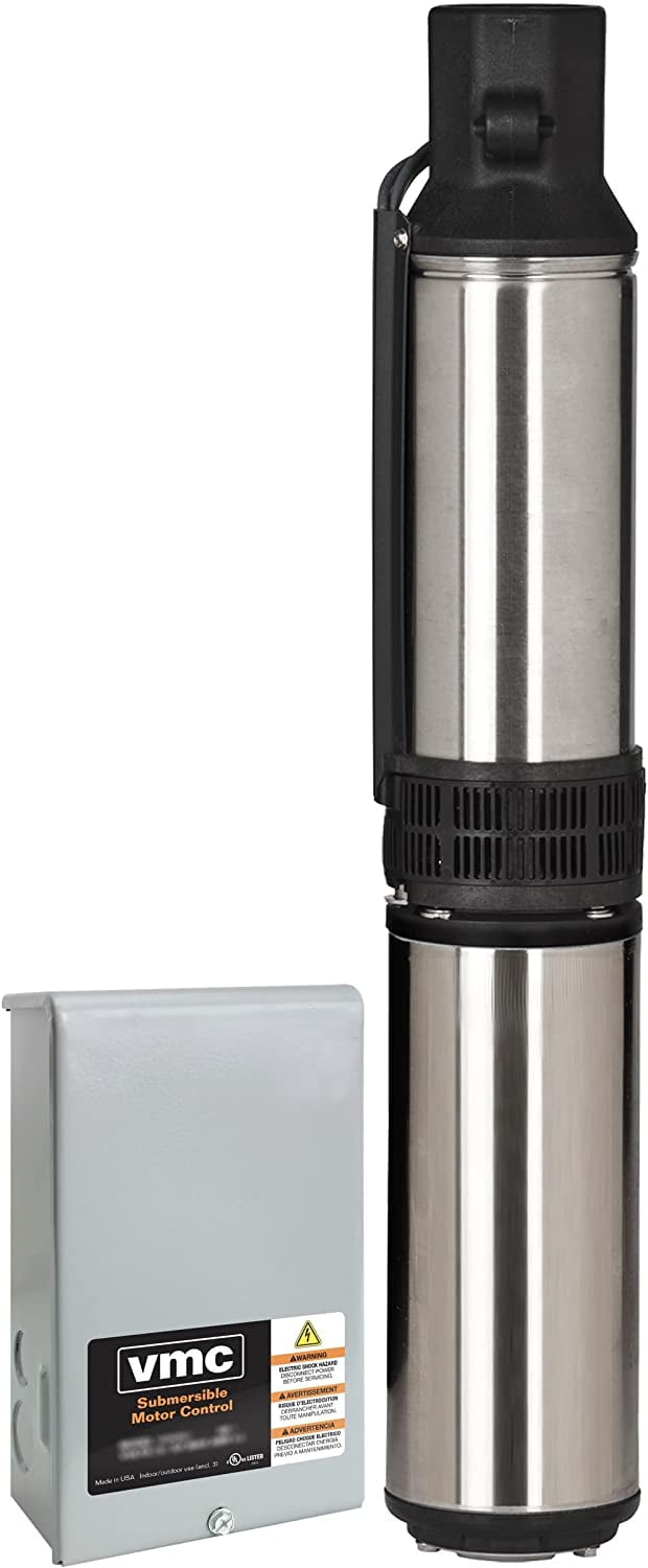 Red Lion 14942406 Submersible Well Pump with Control Box, 3/4 HP, 3 Wire, 230 Volt