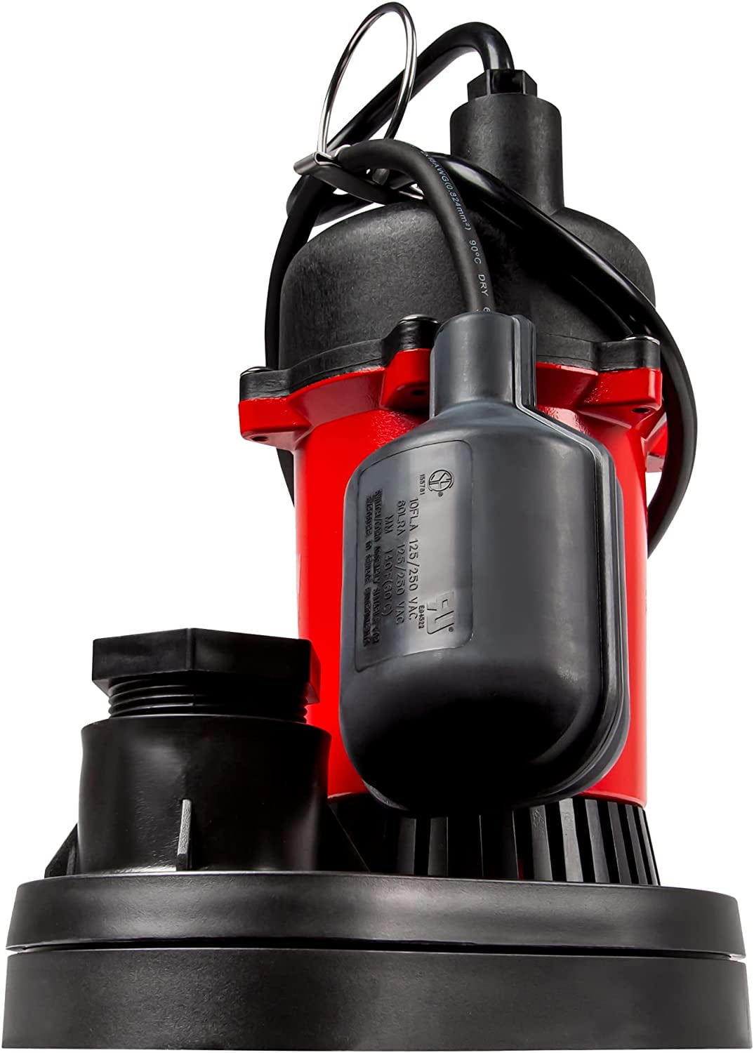 Red Lion 14942742 RL-SP50T 1/2 HP RL-SP Thermoplastic Sump Pump with Tethered Float Switch