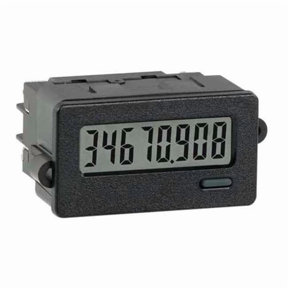 Counter,LCD,8 Digits,1.64" D CUB7CCR0