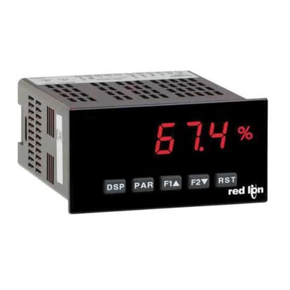 Red Lion Controls Digital Panel Meters,Red LED,PAX PAXP0000