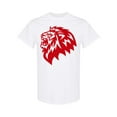 thumbnail image 1 of Red Lion Head Design T-Shirt Men -Image by Shutterstock, Male Medium, 1 of 2