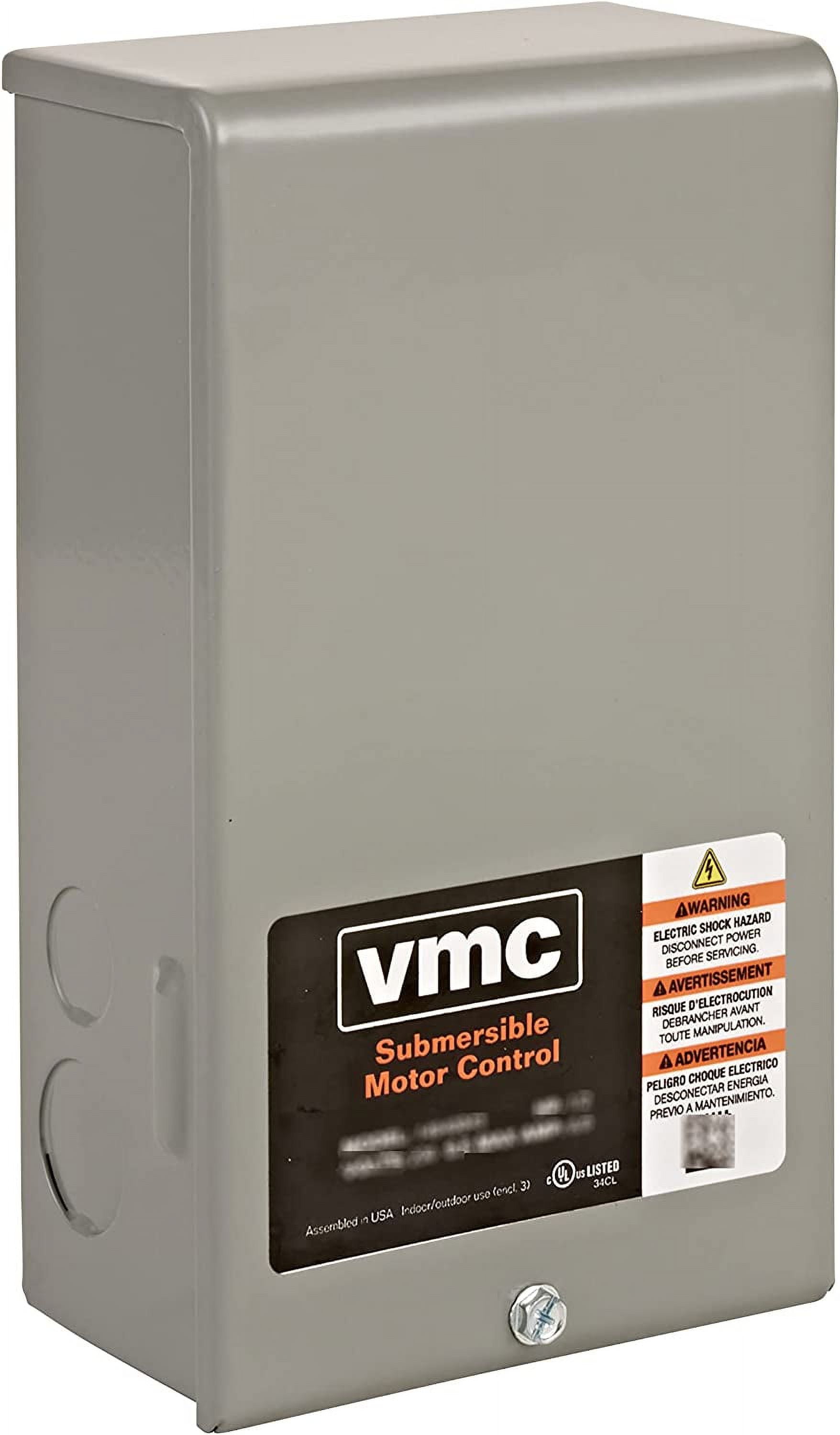 Red Lion RLCB05115 1/2HP 115Volt VMC Control Box for Well Pump, Grey