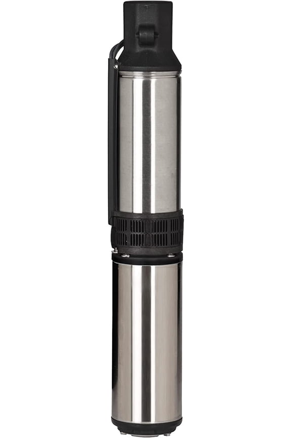 14942402 Well Pump, 6 A, 230 V, 0.5 hp, 1-1/4 in Connection, 231 ft Max Head, 12 gpm, Stainless Steel