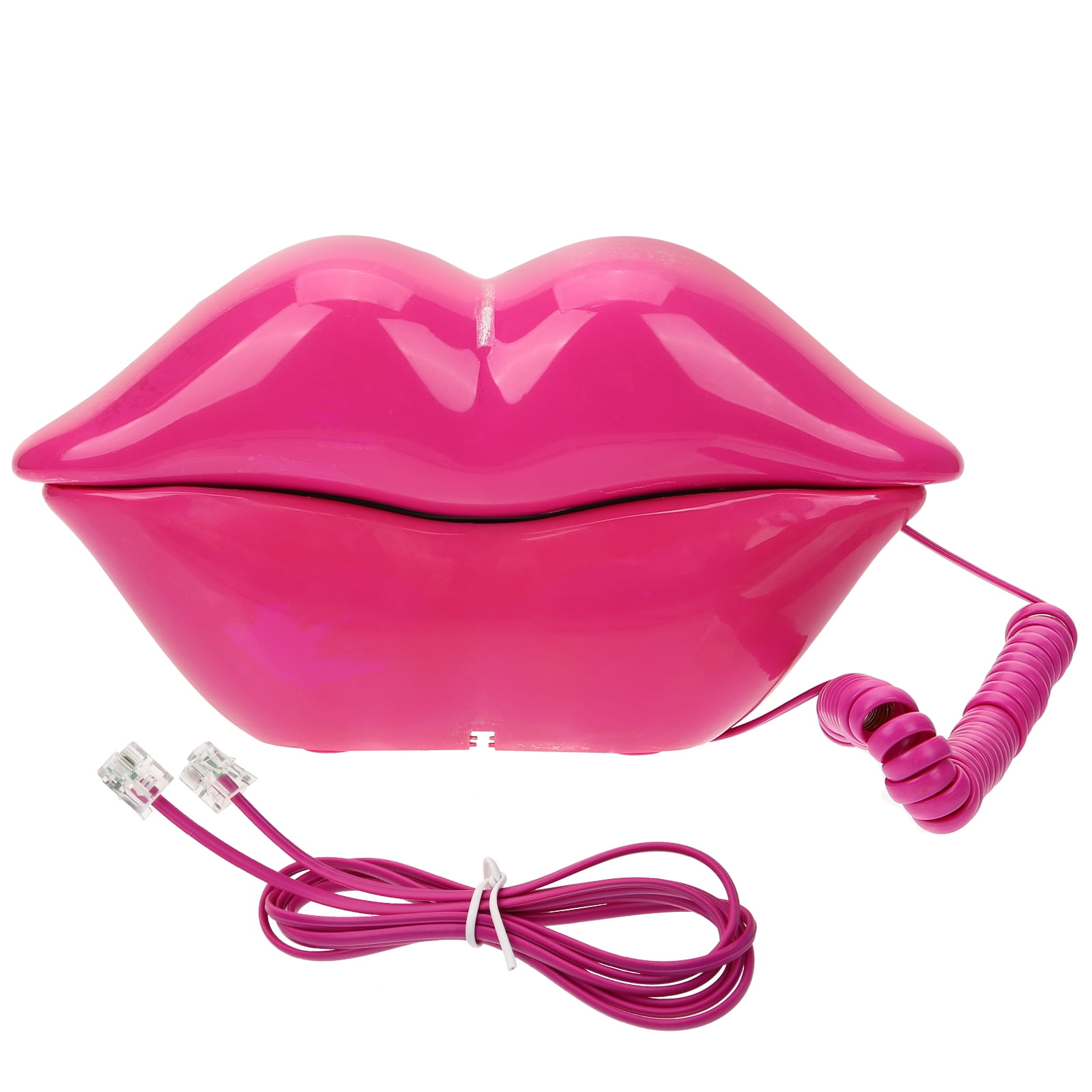 Red Lip Phone Novelty Decor Old Phones Telephones Landline Corded