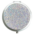 thumbnail image 1 of Red Lips Lipstick Bag Pattern Double-sided Makeup Mirror Folding Mirrors Crystal Pocket Magnifying Compact Mirror Party Favors (Moonlight), 1 of 7
