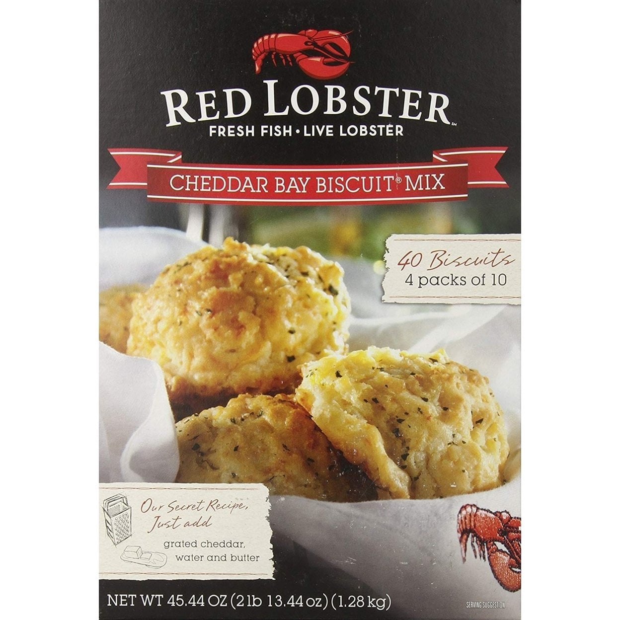 Red Lobster Cheddar Bay Biscuits Mix, Gluten-Free, 11.36-Ounce Boxes (Pack  of 8)