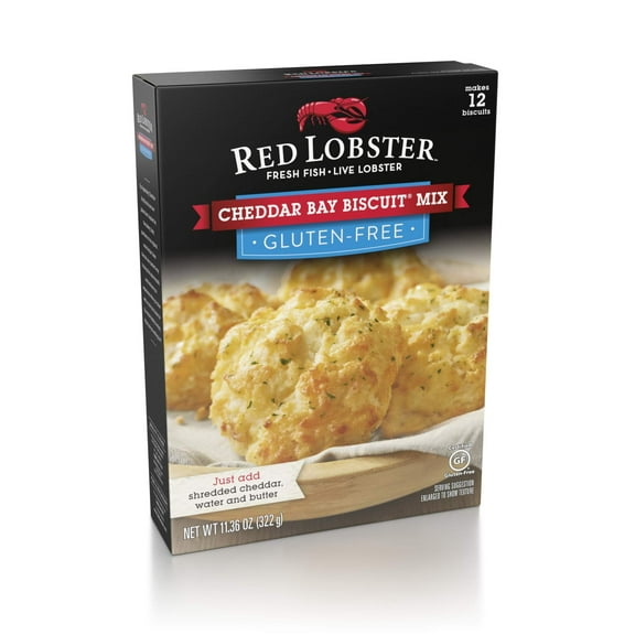 Red Lobster Gluten Free Cheddar Bay Biscuit Mix, 11.36oz, Pack of 2