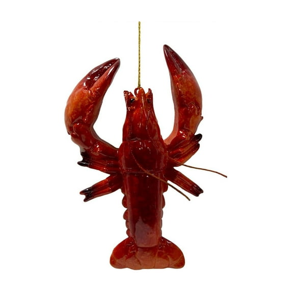 Red Lobster Holiday Christmas Tree Ornament, Lobster, Size: One Size, Gold Farb