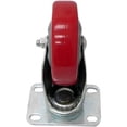 thumbnail image 1 of Red Locking 4" Swivel Caster/Wheel, 1 of 2